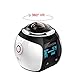 Produktbild T ECH Action-Kamera mit 4K-VR-Funktion, 360-Grad-Panoramakamera 3D-Action-Action-Kamera, wasserdichter Mini-DV-Player (360Fly 4K),White