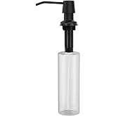 AIKE Kitchen Soap Dispenser, Stainless Steel Sink Soap Dispenser with Bottle, Capacity 500ml, for Bathroom and Kitchen Sinks