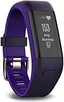 Garmin Vivosmart HR+ Regular GPS Fitness Activity Tracker with Smart Notifications and Wrist Based Heart Rate Monitor - Purple