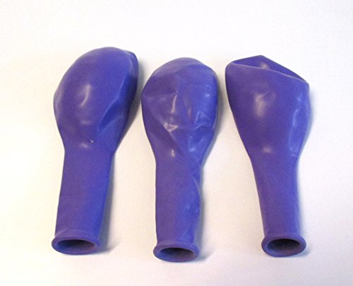 50 x Luftballons je 25 Lavendel / Flieder & Weiß – ca. Ø 28cm – 50 Stück – Ballons als Deko, Party, Fest, Geburt, Hochzeit, Geburtstag – Farbe Lavendel / Flieder & Weiß – für Helium geeignet – twist4® - 3