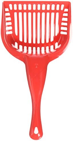 Weebo PetsCat Litter Scoop with Reinforced Comfort Handle (Red)