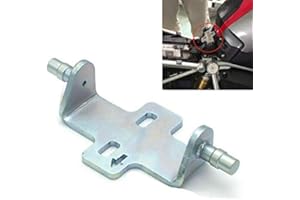 LOVEMOTOR Motorradfahrersitz Tieferlegung Verstellbarer Satz 10mm Für BMW R1200RT R1200GS R 1200GS 2008-18 R1250GS R 1250GS (Silver)