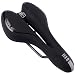 Produktbild SKST Bike Sattel Professional Mountain Bike, Fahrrad Sitz stoßfest Ergonomisches Design für Radfahren MTB, Rennrad, BMX, Fahrrad Falt (Schwarz)