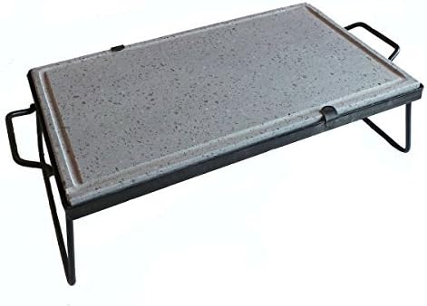 Soapstone Natural cm.30 x 40 with Frame and Folding Legs