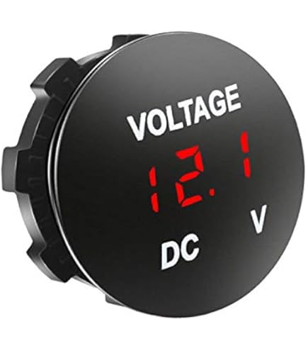 Koso Super Slim Style Clock And Volt Meter (Blue