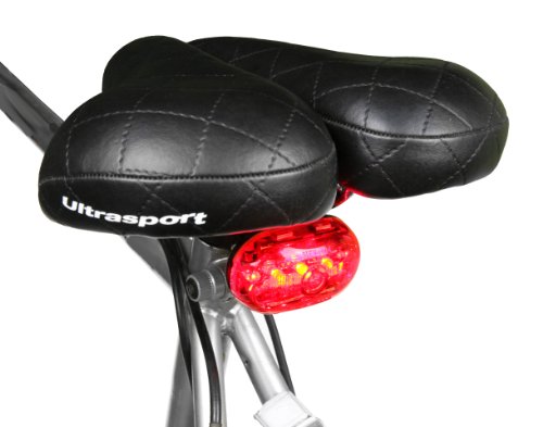 Ultrasport LED Fahrrad-Rücklicht, Rückleuchte 0,5 Watt inkl. Halterung – 5 LED´s - 5