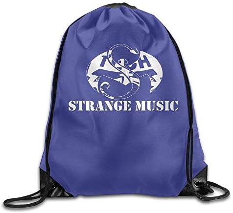 DHNKW Tech N9ne Strange Music Men & Women Gym Sack Bag Drawstring Backpack Sport Bag