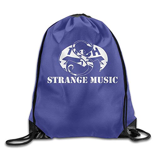 DHNKW Tech N9ne Strange Music Men & Women Gym Sack Bag Drawstring Backpack Sport Bag