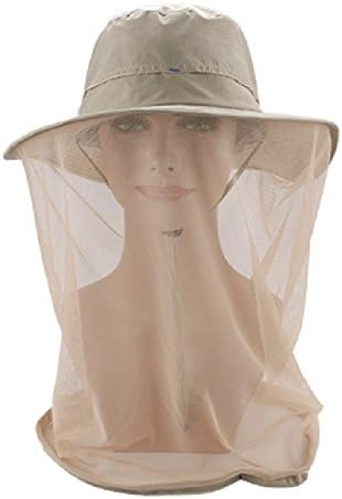 ZebraStory Outdoor Fishing Hat Anti Mosquito Shield 360 Degrees UV Protection Sun Block Cap Mesh Mask