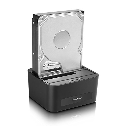 Sharkoon Quickport XT Duo Clone HDD Dockingstation (für SATA Festplatten, USB 3.0) schwarz - 3
