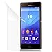 Produktbild Saxonia Displayschutzfolie Sony Xperia M4 Aqua Schutzfolie Folie Kristallklar in bester Qualität mit Mikrofasertuch Klar