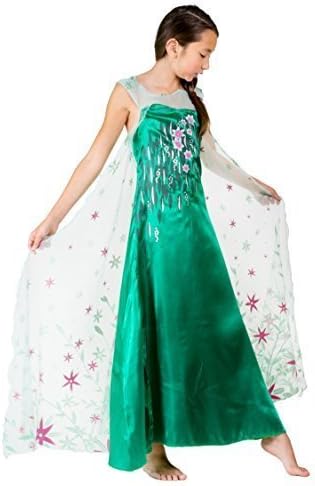 HBBMagic Snow Girl Dress Princess Anna Elsa Frozen Fever Girl's Dress Costume …