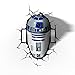 Price comparison product image Star Wars – R2-D2 3D Light FX – Nightlight LED – Wall light with crack sticker - Battery operated