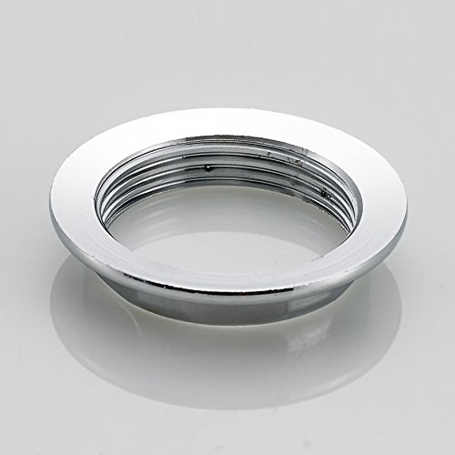 Auralum® Hochwertig Ablaufgarnitur Ablaufventil Pop Up mit Überlauf Push-Druckfunktion für Waschtische Waschbecken - 4