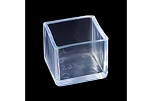 HULKAY 4 Tapas elásticas para Patas de Silla, Protectores de Suelo para Patas de Silla (60 X 60 MM)