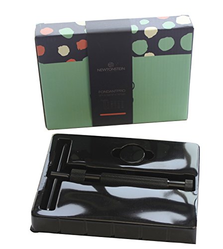 Fondant Pro - Strumento a pistola per fondente con 20 dischi decorativi, manico facile da maneggiare e libretto con idee GRATUITO.