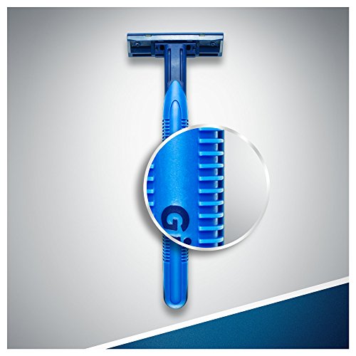 Gillette Blue II Plus Slalom Einwegrasierer 10 Stück , 4er Pack (4 x 10 Stück) - 6
