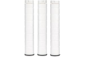 Blue Oasis Ionic Shower Filter Cartridge Bundle – PP Cotton + KDF-55 Advanced Multi-Stage Filtration for Healthier Skin & Hair | Helps Reduce Chlorine, Heavy Metals & Impurities | 3 Pack Replacement C