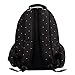LCY Perfect Pockets Backpack Baby Changing Bag Black Dots