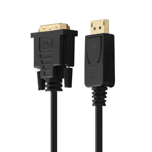 Wentronic DisplayPort Kabel (20 polig Stecker auf DVI 24+1 Stecker) 2 m - 5