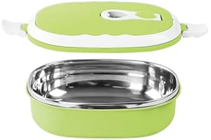 LVYXON Contenitore termico per il pranzo bento con isolamento in acciaio inossidabile, contenitore per alimenti a prova di perdite, per bambini, adulti, studenti, lavoro, scuola,