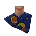 indischerbasar.de Baby Boys' Neckerchief Multicoloured rot blau marine und orange