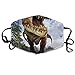 Produktbild Staubdicht, hypoallergen, Anti-Allergien, Ohrschlaufe, Halbgesichtsmaske, Atemschutzmaske, Winddicht, Polyester, verstellbar, elastisches Band, Tyrannosaurus Rex Dinosaurier