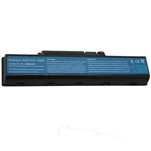High Power Laptop Notebook Battery for ACER Aspire 2930 Aspire 2930-582G25Mn Aspire 2930-593G25Mn Aspire 2930-733G25Mn Aspire 2930-734G32Mn Aspire 2930-844G32Mn[Li-ion 6-cell 11.1V 5200mAh