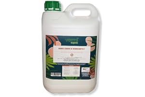 VERMIORGANIC | Humus líquido de Lombriz Ecológico 5L | Rico en Microorganismos | Mejora Retención Agua | Acelera crecimiento de las plantas y el tamaño y cantidad de frutos
