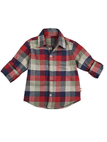 Nino Bambino 100% Pure Organic Cotton Regular Collar Button Down Closure Full Sleeve Checkered Multicolor Shirt for Baby Boys with Front Pocket RS.324.5 (50.00% Off) - Amazon