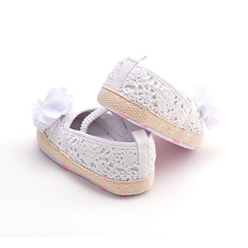 Estamico Baby Mädchen Blumen Lauflernschuhe Sommer Weiche Sohle Sandalen - 3
