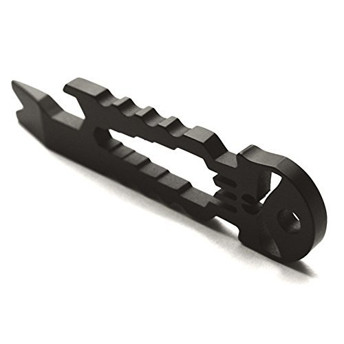 FeBite EDC Multitool Schlüsselanhänger Messer-Set Totenkopf Schlüsselanhänger Bier Öffner Pocket Survival-Werkzeug - 2