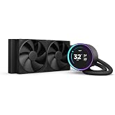 NZXT Kraken Elite 240 - AIO CPU Sıvı Soğutucu - 240mm Radyat&ouml;r - 2 x F120P Fanlar - &Ouml;zelleştirilebilir 2,7" IPS LCD T&uuml;rbin Po