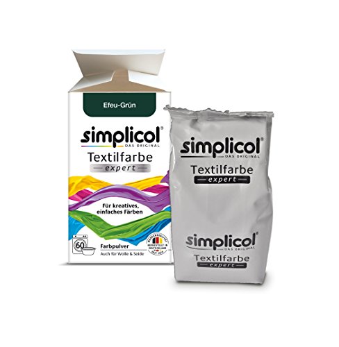 Simplicol Textilfarbe expert Für kreatives, einfaches Färben – 1743 – „Efeu-Grün“ – Neu! – 2er-Pack - 3