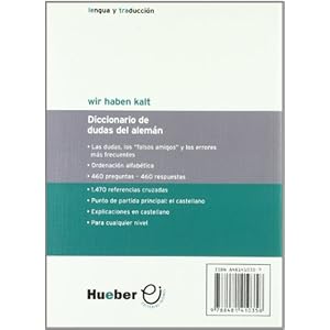 WIR HABEN KALT.Dicc.de dudas alem.-esp.