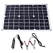 Produktbild iBaste 18V/5V 20W Waterproof Solar Panel USB Monocrystalline Solar Panel Car Charger for Outdoor Camping Emergency Light