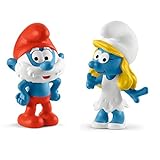 schlumpf deutsch  Schleich 20814 Papa Schlumpf + 20813 Schlumpfine