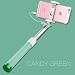 Produktbild l&zr Selfie Stick für Android/iPhone 6 / 6s / 6 Plus Schwarzfalte Fernbedienung Mini ohne App Keine Batterien, 5/5000 grn Grün, 16cm