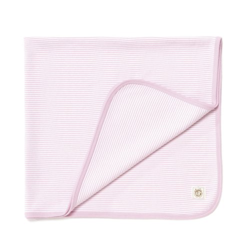 Bellybutton Jersey Blanket (Rose Striped)