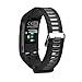 Produktbild HappySDH Armband für Garmin Vivosmart HR, Smartwatch Zubehör Silikon Ersatzarmband Armbänder Smartwatch für Männer Frauen (Grau)