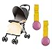 Edealing 2set Simple Practical Baby Stroller Glossy Blanket Clip Anti Tipi Clip 2pcs/Set