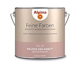 Geruchsarm, atmungsaktiv Alpina 2,5 L. Feine Farben, Farbwahl, Edelmatte Wandfarbe für Innen (No.19 Melodie der Anmut - Dezen