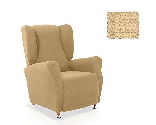 Husse für Ohrensessel Minerva Grösse 1 Sitzer, Standardgröss Farbe Beige (mehrere Farben verfügbar)