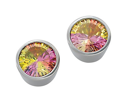 Orphelia Rainbow Collection Ladies' Earring Studs 925 Sterling Silver Multi-Coloured Cubic Zirconia CC-41