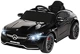 spielzeug elektroauto mercedes ✔ Sicherheit ► Softstart ► Brems-Not-Stop-Automatik ► 2,4 Ghz Fernsteuerung ► Sicherheitsgurt ✔Transportbügel
