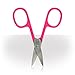 Nail Scissors Professional Technician Stainless Steel Hot Pink Manicure Curved Scissors