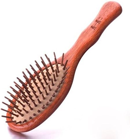 TT&amp;SHUZI Mahogany comb / cushion massage comb / sandalwood comb / curly hair anti-static comb / scalp health comb