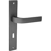 Domino PRADO Türdrückergarnitur Schwarz - BB-Rosette Für Zimmertüren