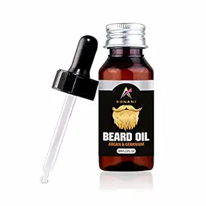 A SONANI Hair Growth Beard Oil - Nourishing & Growth Boosting, Nourishment & Moisturization, No Harmful Chemicals-30 ml