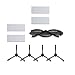 Produktbild NTNT 1 Hauptbürste + 4 Staub HEPA Filter + 4 Seitenbürste für ILIFE A4s Roboter Staubsauger Zubehörteile